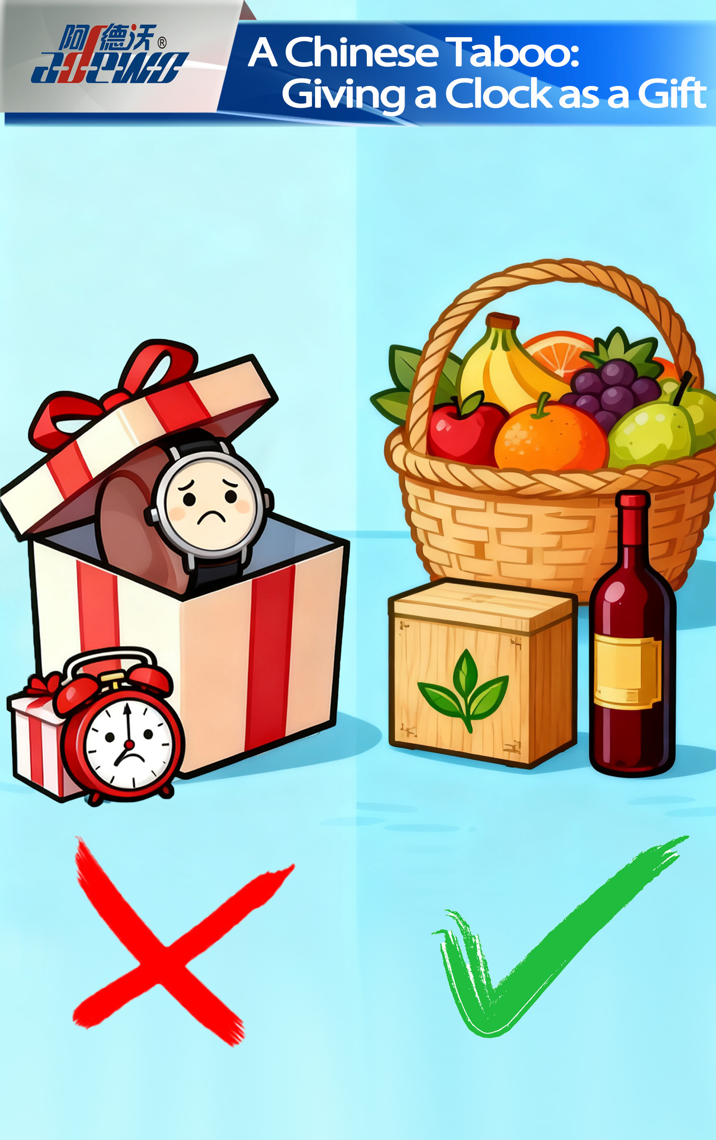 Et kinesisk tabu: Å gi en klokke i gave