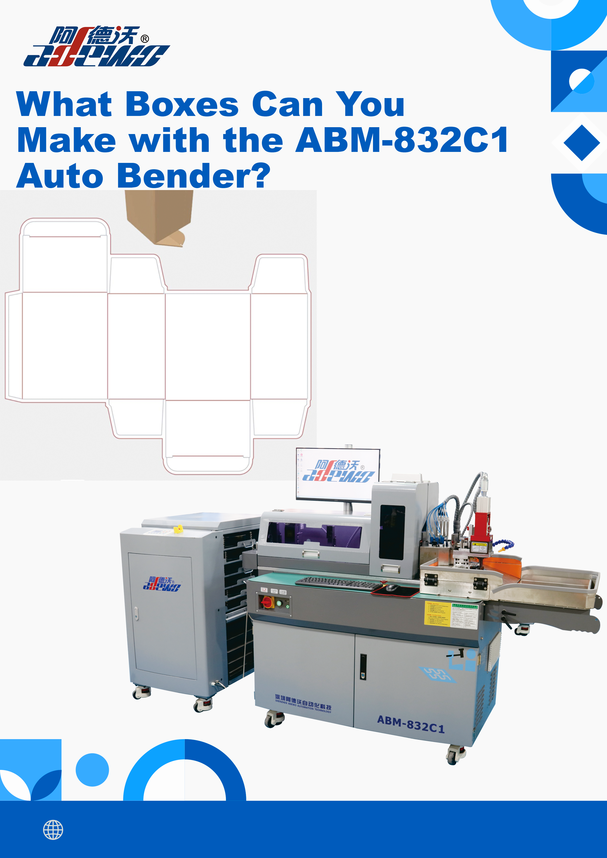 Hvilke bokser kan du lage med ABM-832C1 Auto Bender?