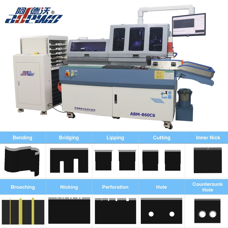 Blister Die Cutting Mold Auto Bender med forsenket hull