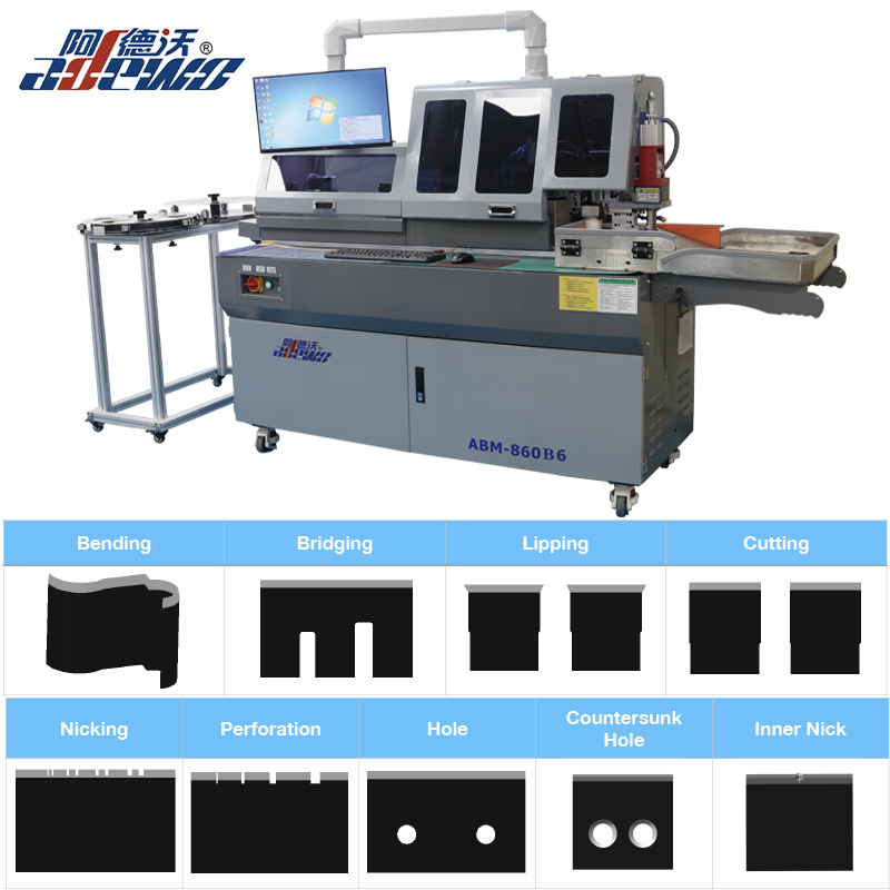 Blister die cuting mold auto bender med indre nick