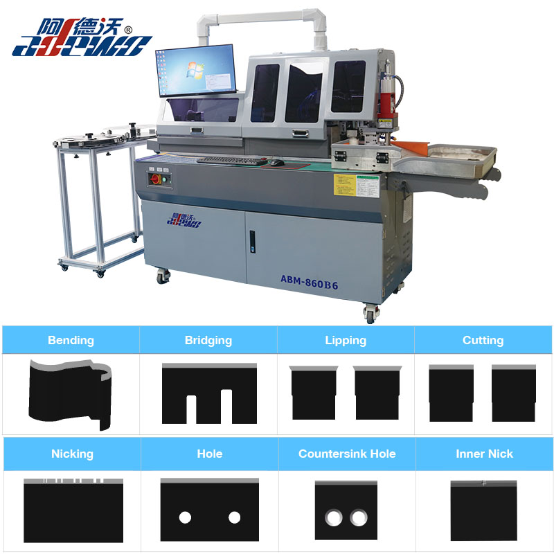 Forsenket hull Høy Rule Auto Bender Machine