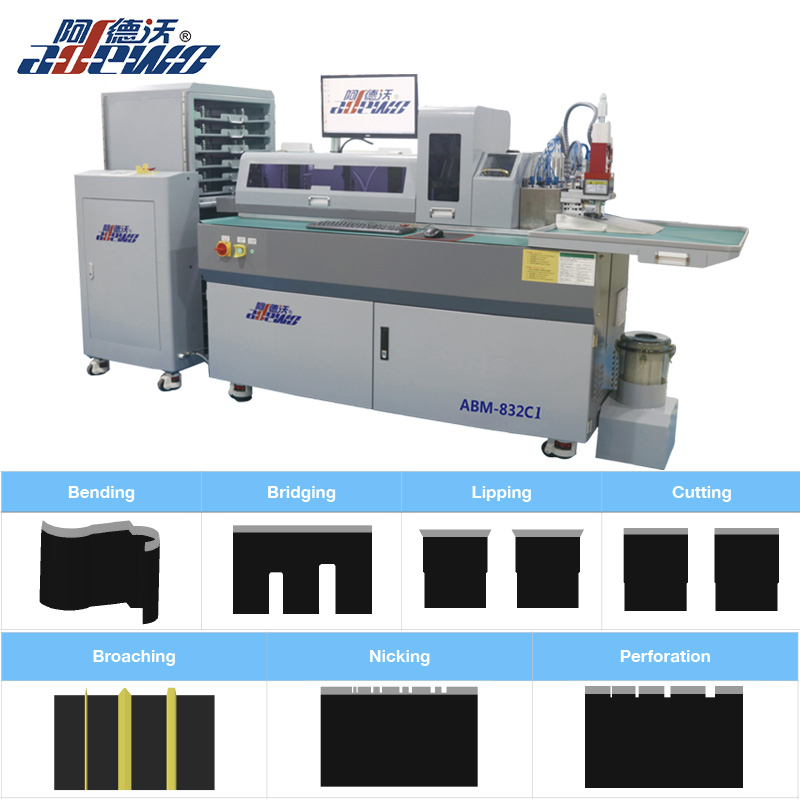 Multi-Function Label Rule Auto Bender Machine